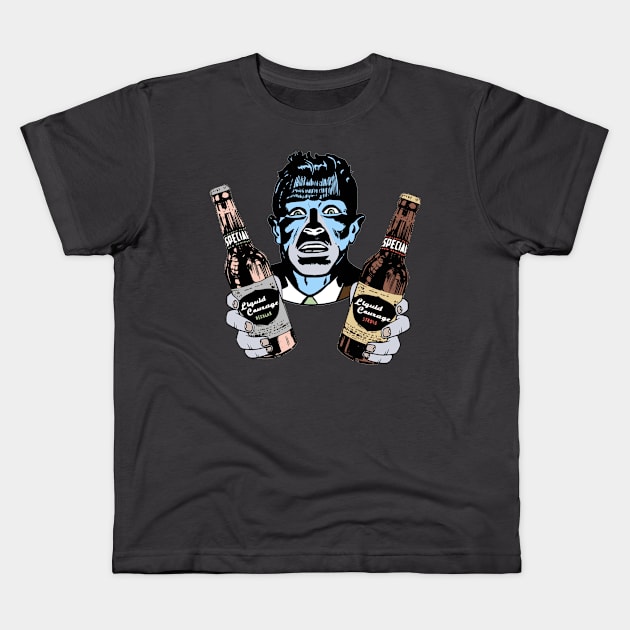 Liquid Courage Ale Kids T-Shirt by JSnipe